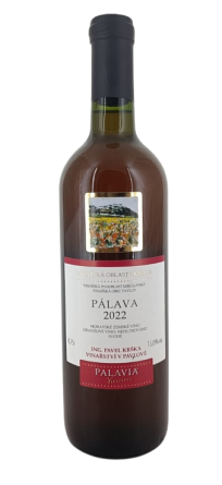 Pálava 2022, oranžové víno, Krška